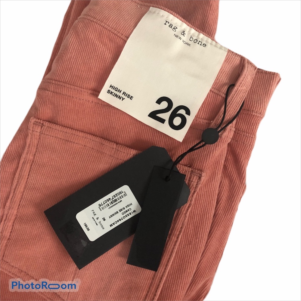 Rag and Bone High Rise Skinny Corduroy Jean 26 - Picture 6 of 6
